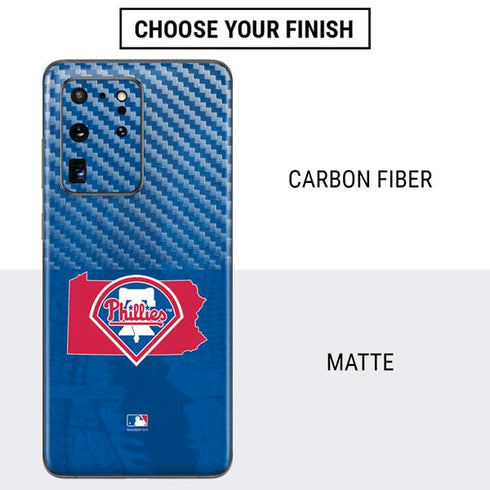 MLB Philadelphia Phillies Home Jersey Galaxy S20 Ultra 5G Skin