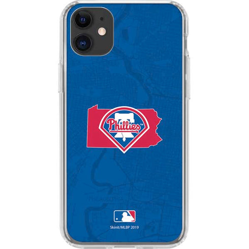 MLB Philadelphia Phillies Home Jersey iPhone 11 Clear Case