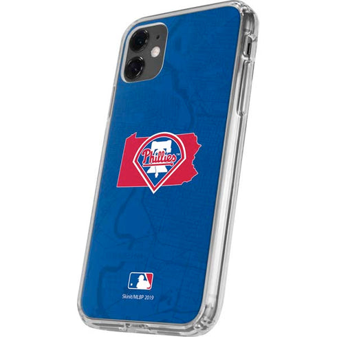 MLB Philadelphia Phillies Home Jersey iPhone 11 Clear Case