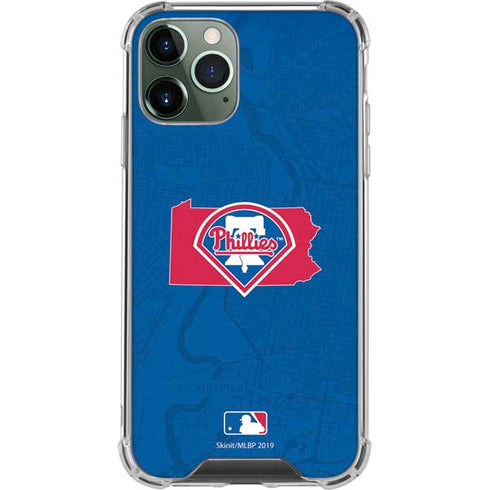 MLB Philadelphia Phillies Home Jersey iPhone 11 Pro Max Clear Case