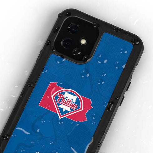 MLB Philadelphia Phillies Home Jersey iPhone 12 Mini Waterproof Case