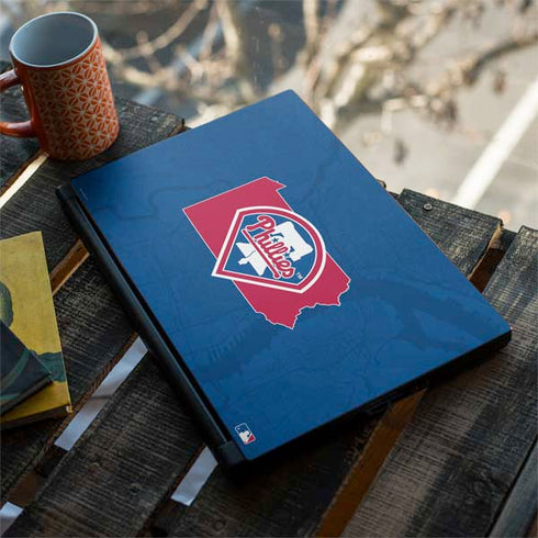 MLB Philadelphia Phillies Home Jersey MSI GS65 Stealth Laptop Skin