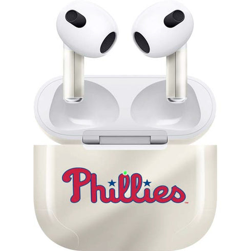 MLB Philadelphia Phillies Road Jersey Apple AirPods (3rd Gen 2021) Skin