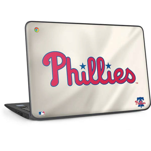 MLB Philadelphia Phillies Road Jersey HP Chromebook Skin