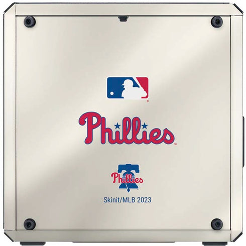 MLB Philadelphia Phillies Road Jersey Cooler Master MasterBox Q300L Mini Tower Skin