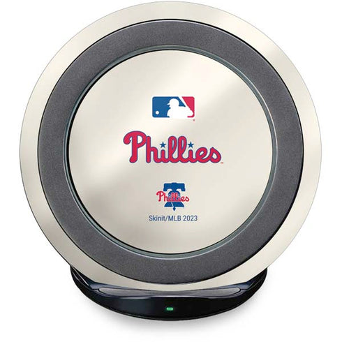 MLB Philadelphia Phillies Road Jersey Fast Charge Wireless Charging Stand Skin