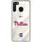 MLB Philadelphia Phillies Road Jersey Galaxy A21 Clear Case