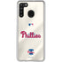 MLB Philadelphia Phillies Road Jersey Galaxy A21 Clear Case