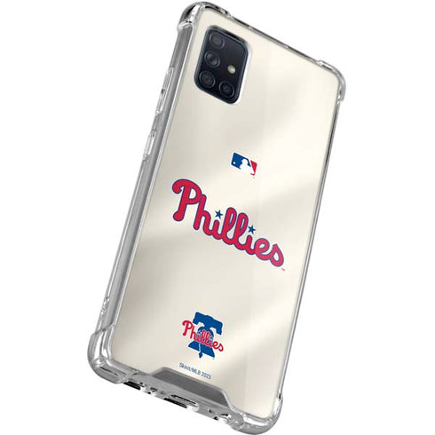 MLB Philadelphia Phillies Road Jersey Galaxy A51 5G Clear Case