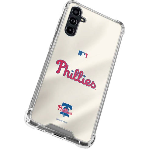 MLB Philadelphia Phillies Road Jersey Galaxy A54 5G Clear Case
