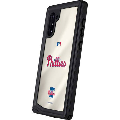 MLB Philadelphia Phillies Road Jersey Galaxy Note 10 Waterproof Case