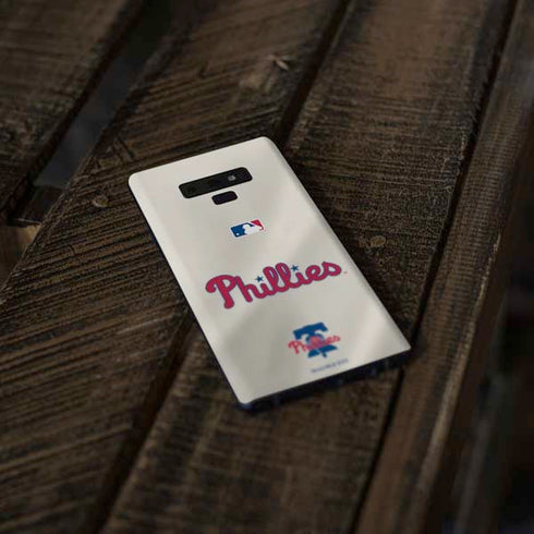 MLB Philadelphia Phillies Road Jersey Galaxy Note 9 Skin