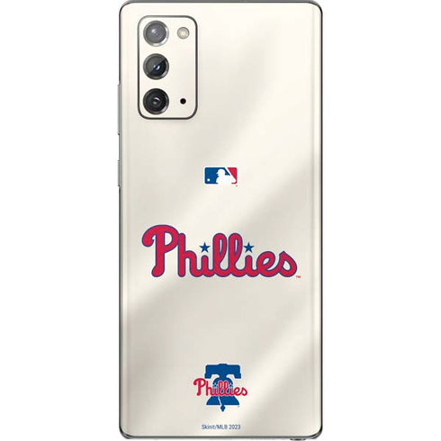 MLB Philadelphia Phillies Road Jersey Galaxy Note20 5G Skin