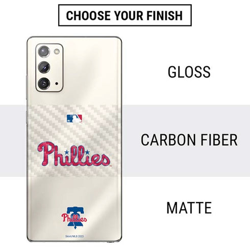 MLB Philadelphia Phillies Road Jersey Galaxy Note20 5G Skin