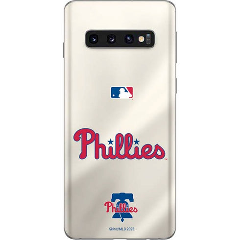 MLB Philadelphia Phillies Road Jersey Galaxy S10 Skin