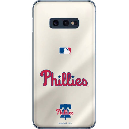 MLB Philadelphia Phillies Road Jersey Galaxy S10e Skin