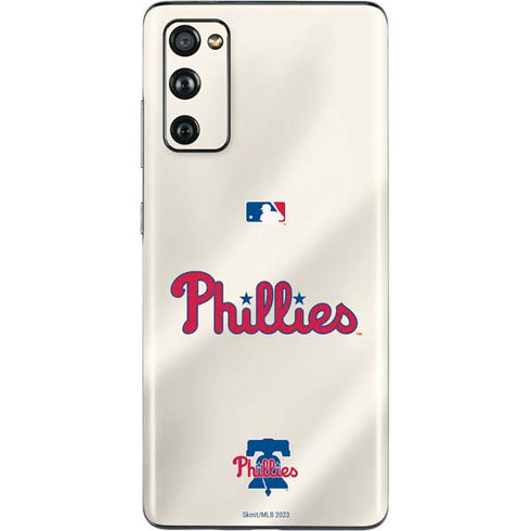 MLB Philadelphia Phillies Road Jersey Galaxy S20 Fan Edition Skin