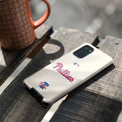 MLB Philadelphia Phillies Road Jersey Galaxy S20 Plus Pro Case