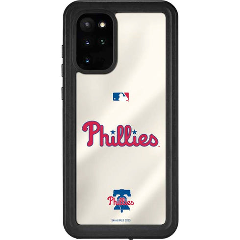 MLB Philadelphia Phillies Road Jersey Galaxy S20 Plus Waterproof Case