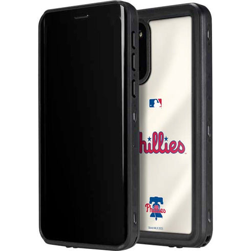 MLB Philadelphia Phillies Road Jersey Galaxy S20 Plus Waterproof Case