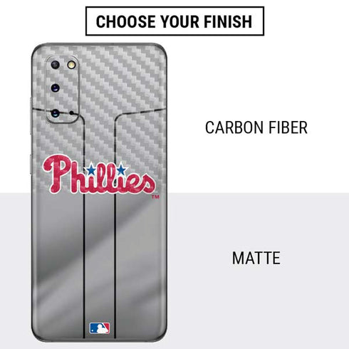 MLB Philadelphia Phillies Road Jersey Galaxy S20 Skin