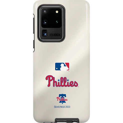 MLB Philadelphia Phillies Road Jersey Galaxy S20 Ultra 5G Pro Case