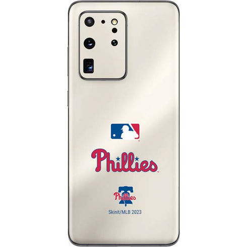 MLB Philadelphia Phillies Road Jersey Galaxy S20 Ultra 5G Skin