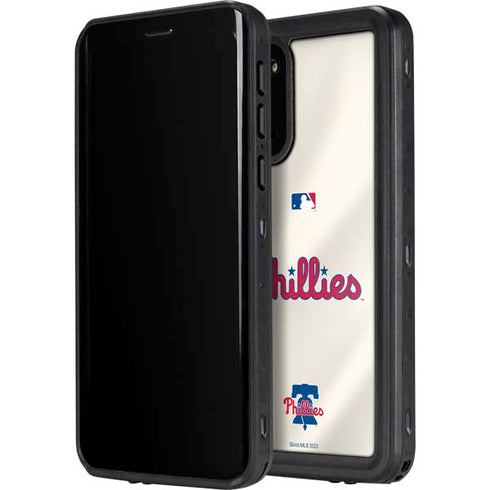 MLB Philadelphia Phillies Road Jersey Galaxy S20 Waterproof Case