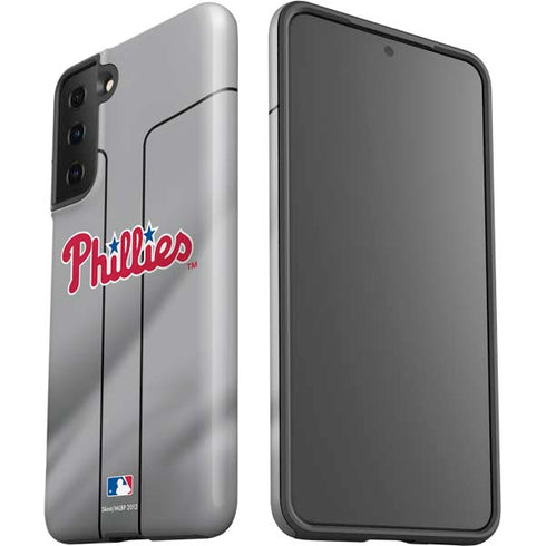 MLB Philadelphia Phillies Road Jersey Galaxy S21 FE Pro Case