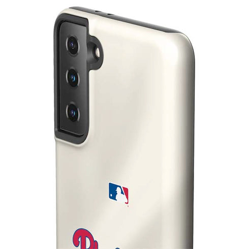 MLB Philadelphia Phillies Road Jersey Galaxy S21 Plus 5G Pro Case