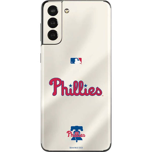MLB Philadelphia Phillies Road Jersey Galaxy S21 Plus 5G Skin