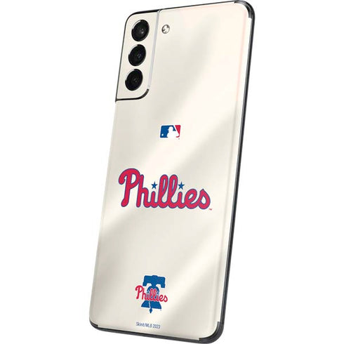 MLB Philadelphia Phillies Road Jersey Galaxy S21 Plus 5G Skin
