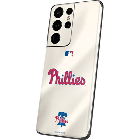 MLB Philadelphia Phillies Road Jersey Galaxy S21 Ultra 5G Skin