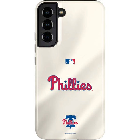 MLB Philadelphia Phillies Road Jersey Galaxy S22 Plus Pro Case