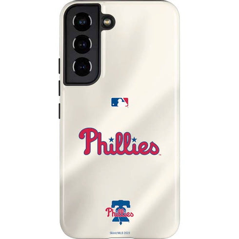 MLB Philadelphia Phillies Road Jersey Galaxy S22 Pro Case