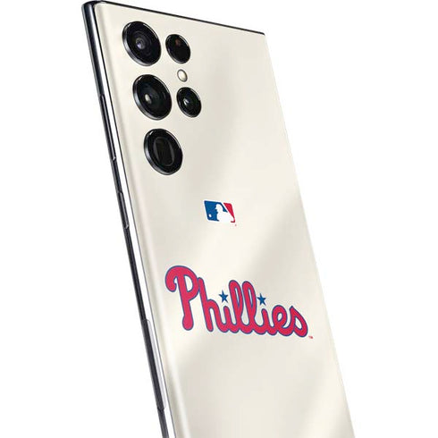 MLB Philadelphia Phillies Road Jersey Galaxy S22 Ultra Skin
