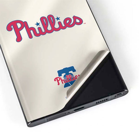 MLB Philadelphia Phillies Road Jersey Galaxy S22 Ultra Skin