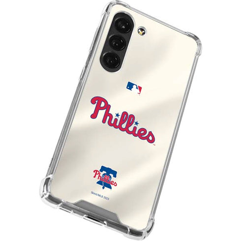 MLB Philadelphia Phillies Road Jersey Galaxy S23 Clear Case