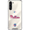 MLB Philadelphia Phillies Road Jersey Galaxy S23 Plus Clear Case