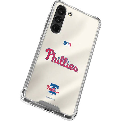 MLB Philadelphia Phillies Road Jersey Galaxy S23 Plus Clear Case