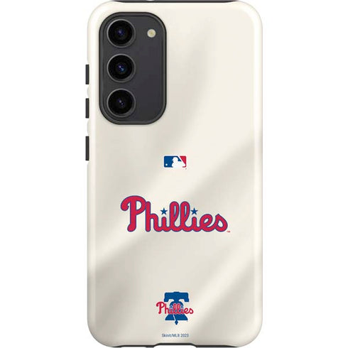 MLB Philadelphia Phillies Road Jersey Galaxy S23 Plus Pro Case