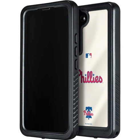 MLB Philadelphia Phillies Road Jersey Galaxy S23 Plus Waterproof Case