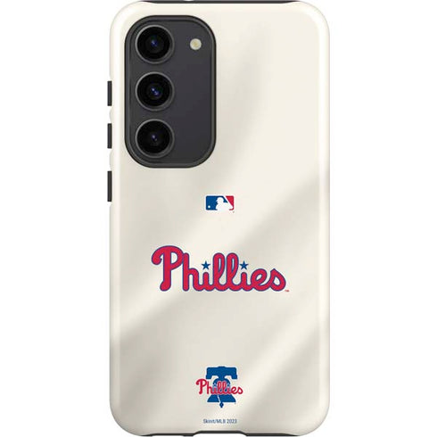 MLB Philadelphia Phillies Road Jersey Galaxy S23 Pro Case