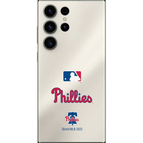 MLB Philadelphia Phillies Road Jersey Galaxy S23 Ultra Skin
