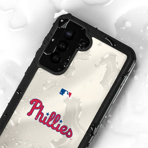 MLB Philadelphia Phillies Road Jersey Galaxy S23 Waterproof Case