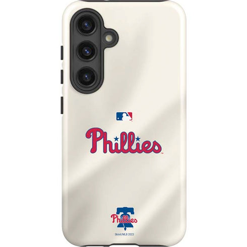 MLB Philadelphia Phillies Road Jersey Galaxy S24 Impact Case