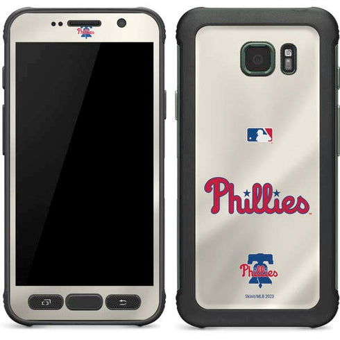 MLB Philadelphia Phillies Road Jersey Galaxy S7 Active Skin