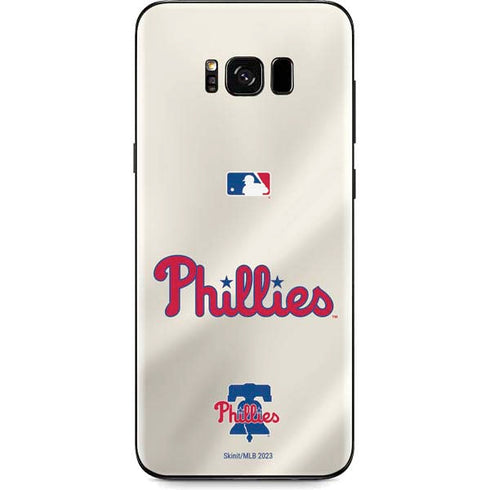 MLB Philadelphia Phillies Road Jersey Galaxy S8 Plus Skin