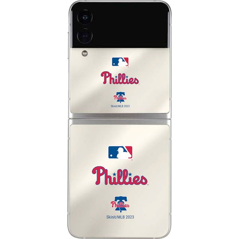 MLB Philadelphia Phillies Road Jersey Galaxy Z Flip3 5G Skin