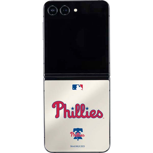 MLB Philadelphia Phillies Road Jersey Galaxy Z Flip5 5G Skin
